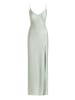Vera Mont Abendkleid mit Seitenschlitzen in Mint/Silver