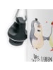 Mr. & Mrs. Panda Kindertrinkflasche Pinguin Heirat mit Spruch in Weiß