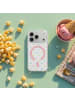COFI 1453 TFO Bubble Dots Mag Kompatibel mit  iPhone 18 Pro / 17 Pro Weiß in Weiß