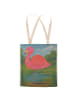 Mr. & Mrs. Panda Shopper-Tasche Flamingo Classic Design ohne Spruch in Weiß