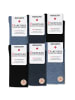 Occulto 6er Pack Socken ohne Naht ohne Gummibund Oliver in Blau-Mix