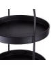 Butlers Etagere SIDELINE 2-stufig in Schwarz