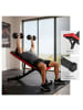 tectake Fitnessbank, rutschfest, 116 x 51 x 122 cm, mit Schnellverstellung