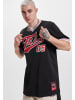 FUBU FUBU Mesh-T-Shirts in black/red/white