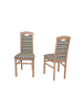 möbel-direkt 4-Fuß-Stuhl (2Stück) Laurenz in oliv