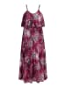 faina Damen Maxikleid Mit Animal-Print in Pink