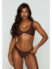 Moda Minx Bikinioberteil SIMPLE SWIM KNOT TOP in Coffee
