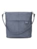 Zwei Mademoiselle.M Schultertasche 25 cm in nubuk sky