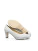 Gabor Fashion Plateau Pumps in silber