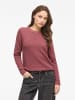 Vila Strickpullover in Rose Brown