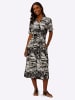 Heine Druck-Kleid in schwarz-weiß-bedruckt