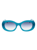 Ana Hickmann Damen Sonnenbrillen Oval Blau