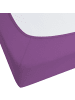 Beliani Bettlaken JANBU in Violett - (W) 180 x (H) 30 x (L) 200 cm