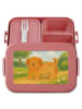 Mr. & Mrs. Panda Lunchbox Hund Flauschig Design ohne Spruch in Rot Pastell