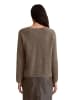 Marc O'Polo Bouclé-Pullover regular in shaded brown melange