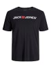 JACK & JONES PLUS T-shirt in Black