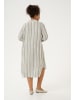 KAFFE curve Kleid KCmille Loose fit in Moonstruck / Black Stripe