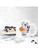 Mr. & Mrs. Panda Glas Waschbär Kürbis ohne Spruch in Transparent