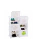 relaxdays Schuhregal Tiere in Weiß - (B)84 x (H)95 x (T)31,5 cm