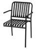 ebuy24 Gartenstuhl Stella Schwarz 2er Set