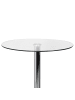 KADIMA DESIGN Stehtisch 60x60x105 cm Rund Bartisch Sicherheitsglas Bistrotisch