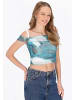 myMo Women Top in aqua