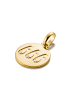 Thomas Sabo Charm-Anhänger Engelzahl 666 Mit Steinen Connect in gold, weiß