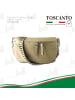 Toscanto Leder Gürteltasche Toscanto Tasche taupe, beige, mehrfarbig ca. 25cm