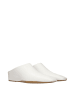 Jil Sander Weiß Leder Hausschuhe