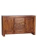 KADIMA DESIGN Sideboard Massivholz Kommode 118 cm 3 Schubladen 2 Türen
