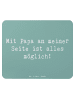 Mr. & Mrs. Panda Mauspad Spruch Papa Möglichmacher mit Spruch in Meeresbrise