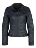 H.I.S Lederjacke mit Reversekragen in navy