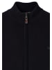 Redmond Strickjacke Basic in Dunkelblau / schwarz