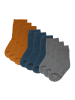 Yalion 9er Pack Antirutschsocken Halbplüsch in Bunt