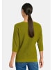 PETER HAHN Pullover cotton in GREEN/OLIVE