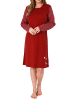 NORMANN Nachthemd langarm Kuschel interlock - 69923 in rot