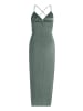 Vera Mont Abendkleid mit Raffung in Evening Green
