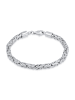 KUZZOI Armband 925 Sterling Silber Twisted in Silber