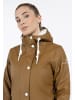 DreiMaster Maritim Regenjacke Mit Teddyfutter in Dunkelsand