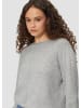 QS Strickpullover in 9400_grau meliert