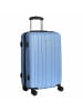 Check.In Aurora - 4-Rollen-Trolley 67 cm (limettengrün) in himmelblau