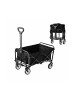 relaxdays Bollerwagen in Schwarz - (B)50 x (H)89 x (T)72 cm