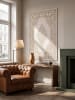 KADIMA DESIGN ERESMA Kurzflorteppich Creme 160x230 Orientalisch Polyester Wohnzimmer in Creme