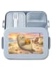 Mr. & Mrs. Panda Bento Box Robbe Pommes Design ohne Spruch in Blau Pastell