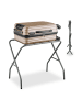 relaxdays Kofferständer in Grau - (B)67 x (H)55 x (T)43 cm