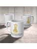 Mr. & Mrs. Panda Kindertasse Giraffe Blumenkranz mit Spruch in Weiß