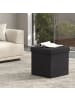 SONGMICS Sitzbank Minota in Schwarz - (B)38 x (H)38 x (T)38 cm