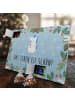 Mr. & Mrs. Panda Tee Adventskalender Einhorn Spaziergang mit Spruch in Eisblau