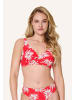 Linga Dore Linga Dore Bügel Bikini top in Leaf stripe