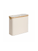 relaxdays Toilettenpapier Aufbewahrung in Beige - (B)43 x (H)38 x (T)17 cm